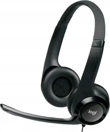 фото Навушники з мікрофоном Logitech H390 Black (981-000014) 1