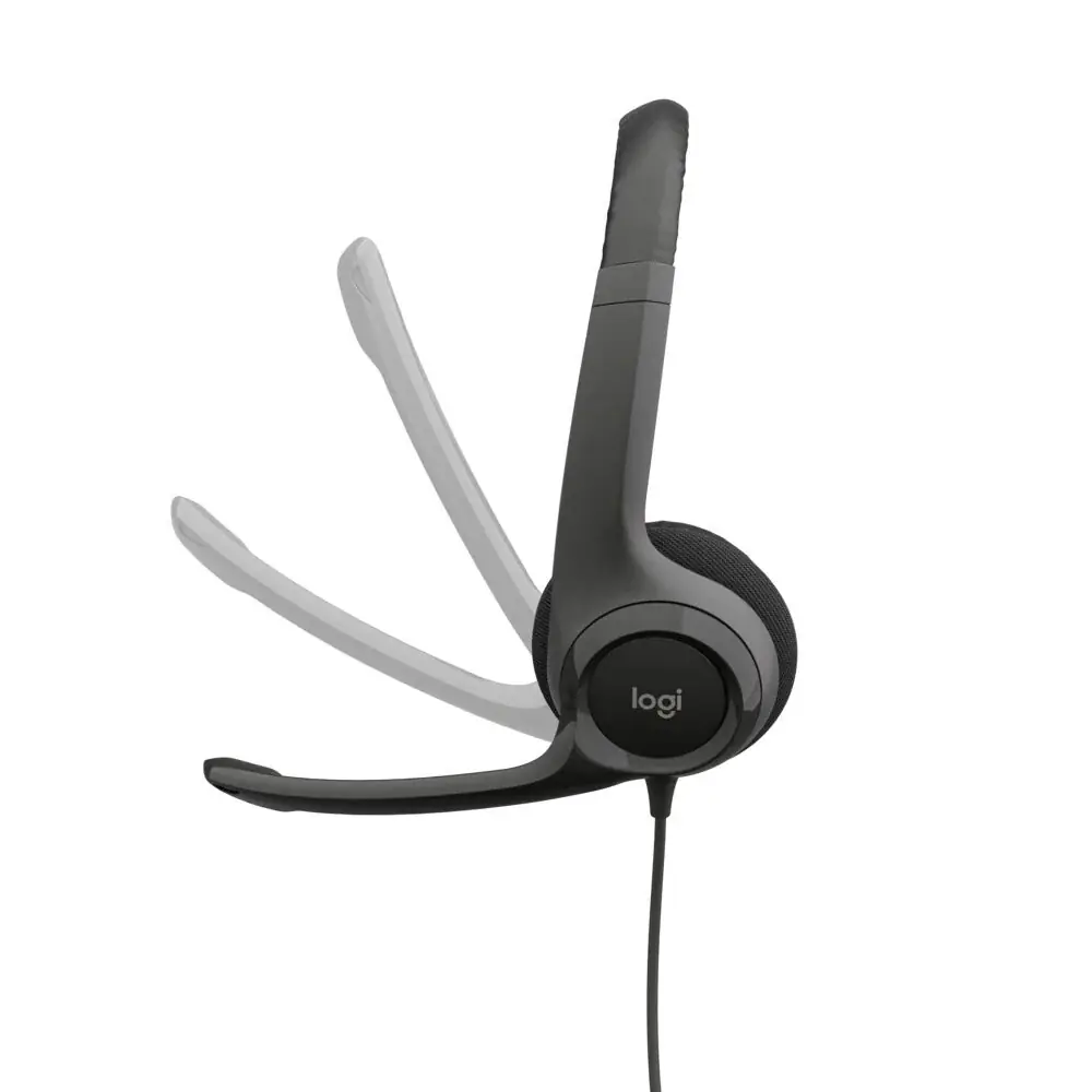 фото Наушники с микрофоном Logitech H390 LGT-H390 Black (981-000310) 1