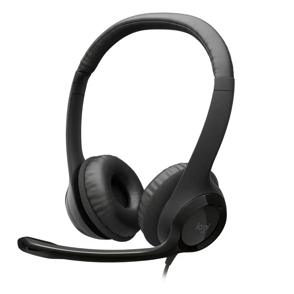фото Наушники с микрофоном Logitech H390 LGT-H390 Black (981-000310) 2