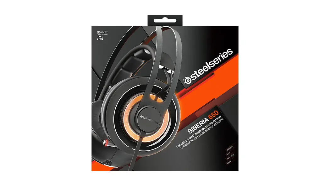 фото Навушники з мікрофоном SteelSeries Siberia 650 Black (51193)