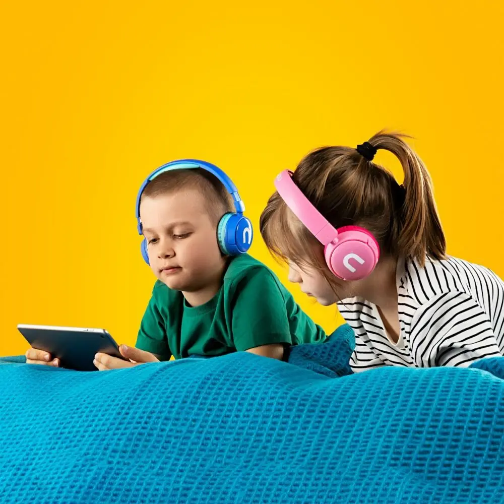 фото Навушники з мікрофоном Niceboy Hive Kiddie Pink