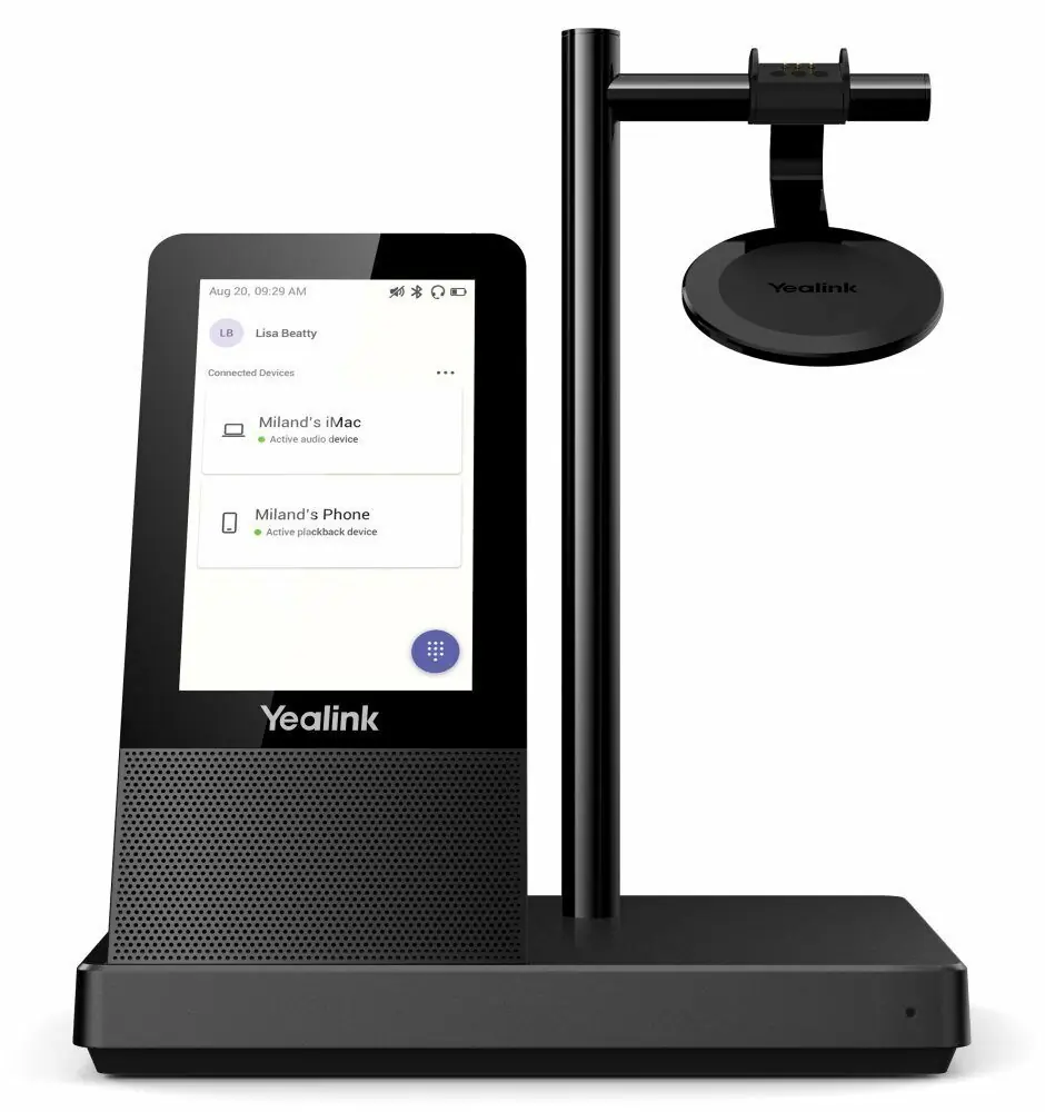 фото Навушники з мікрофоном Yealink WH66 Mono Black (10001261)