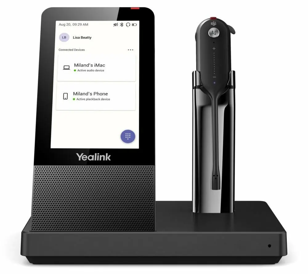 фото Спеціалізована гарнітура Yealink WH67 Black (10001262)