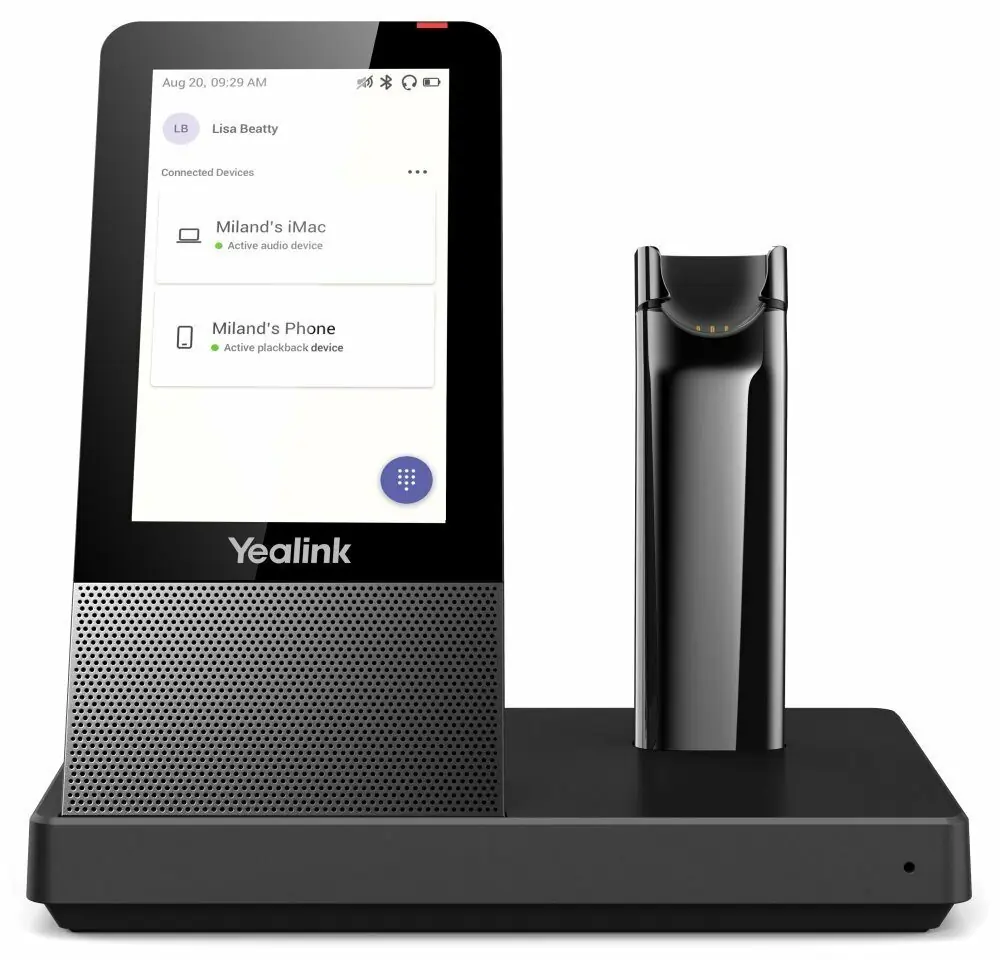 фото Спеціалізована гарнітура Yealink WH67 Black (10001262)