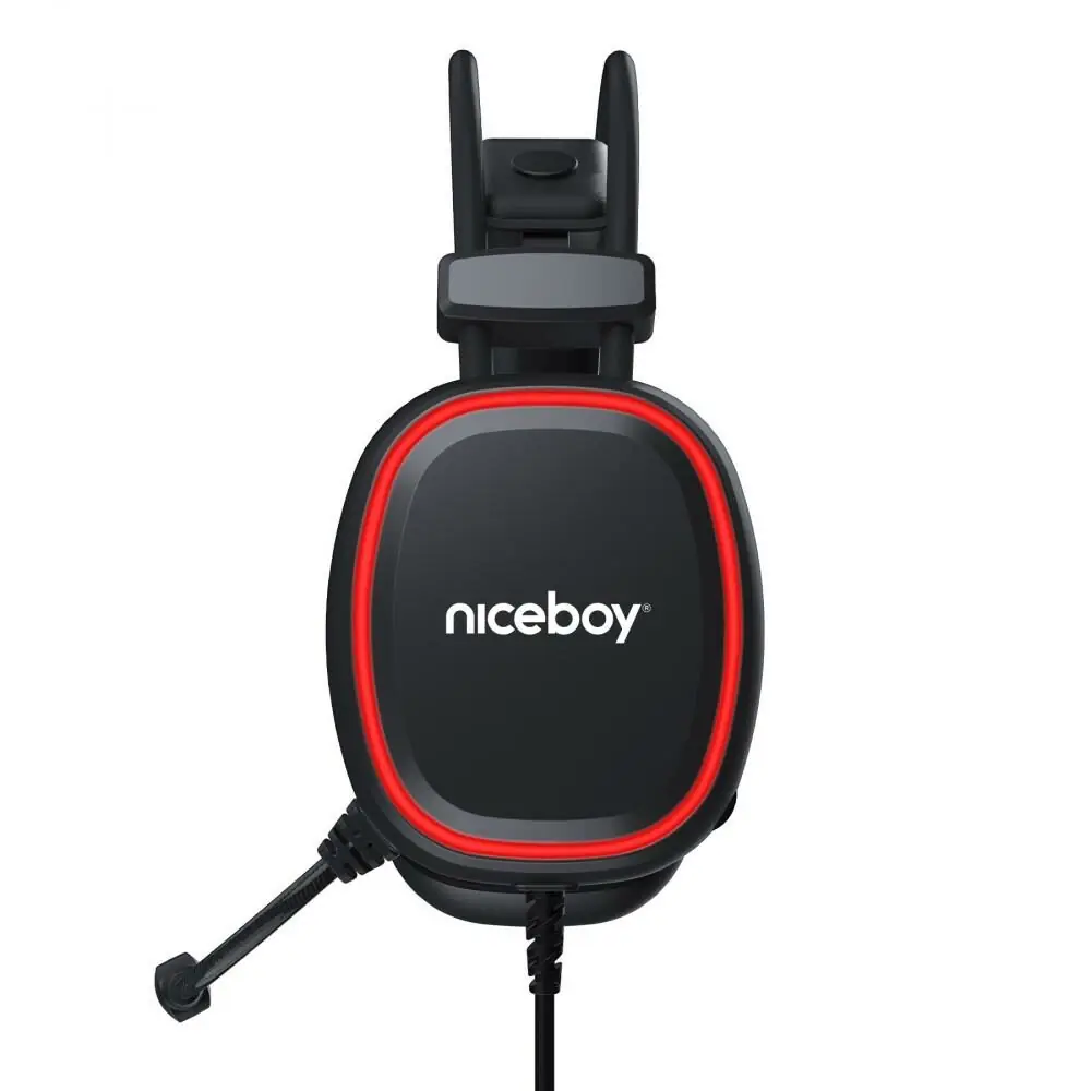 фото Навушники з мікрофоном Niceboy Cubix X330 Black