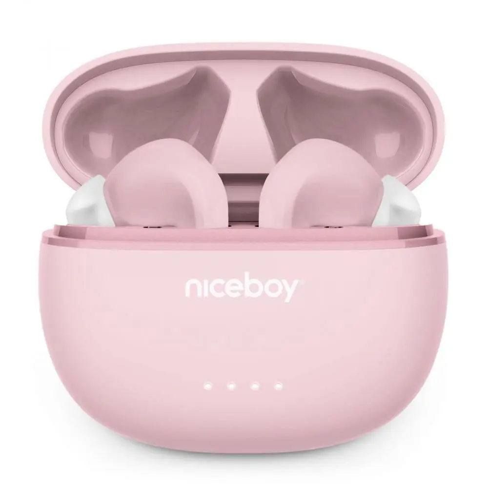 фото Навушники TWS Niceboy Hive Pins 3 ANC Pink