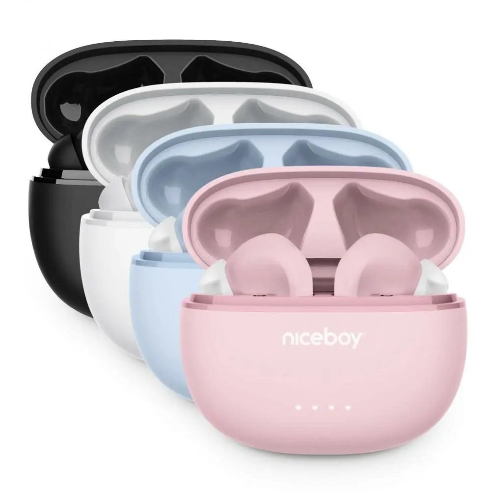фото Навушники TWS Niceboy Hive Pins 3 ANC Pink