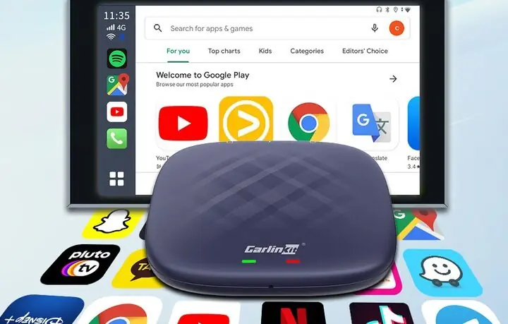 фото Стаціонарний медіаплеєр CarlinKit Tbox Plus 4/64 GB
