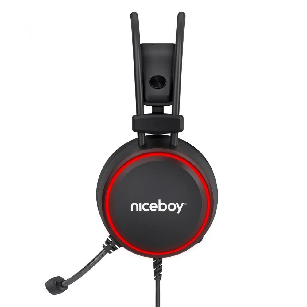 фото Навушники з мікрофоном Niceboy Oryx X220 Iris Black