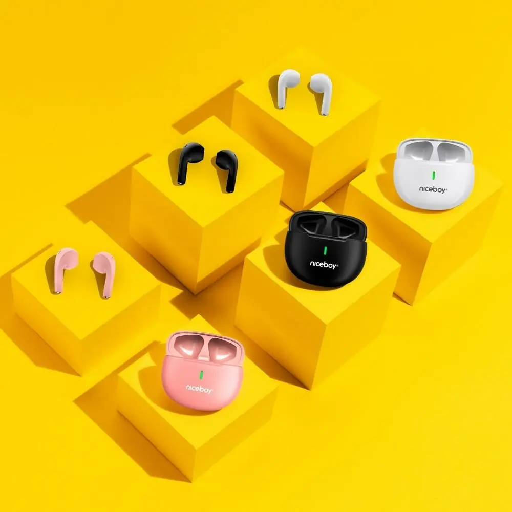 фото Навушники TWS Niceboy Hive Beans POP White