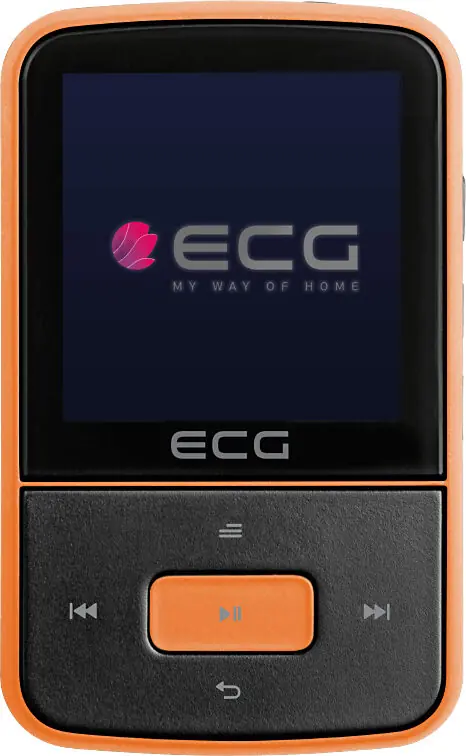 фото Компактний MP3 плеєр ECG PMP 30 8 GB Orange