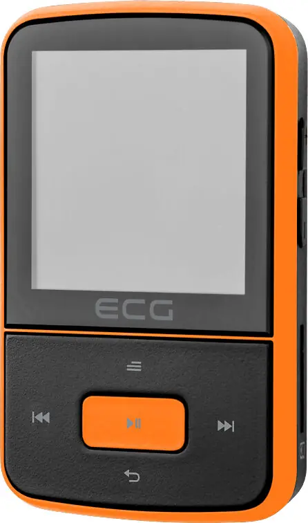 фото Компактний MP3 плеєр ECG PMP 30 8 GB Orange