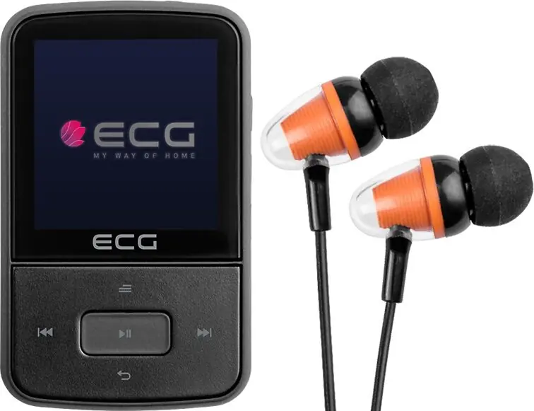фото Компактний MP3 плеєр ECG PMP 30 8 GB Black