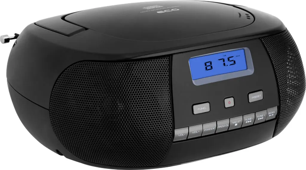 фото Магнітола ECG CDR 500 Black