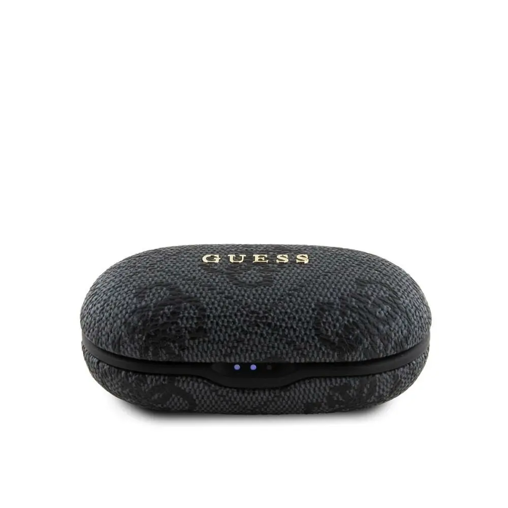 фото Навушники TWS Guess True Wireless 4G PU Logo Black