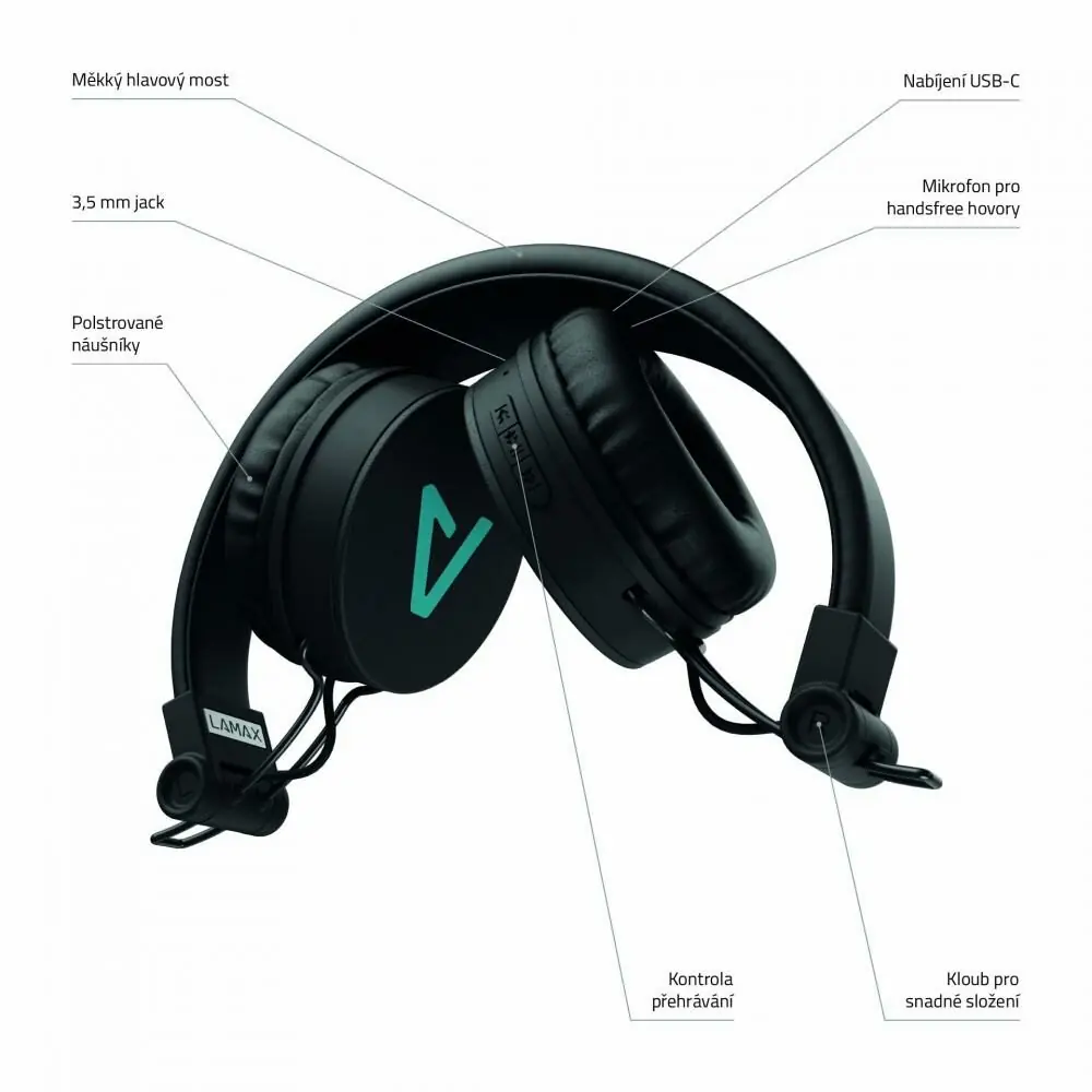 фото Наушники с микрофоном Lamax Blaze2 Black 3