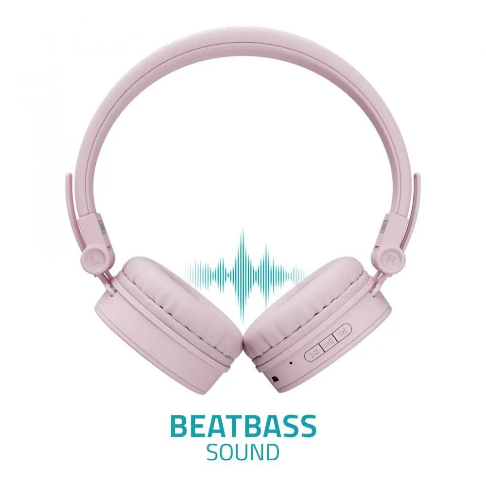 фото Навушники з мікрофоном Lamax Blaze2 Pink