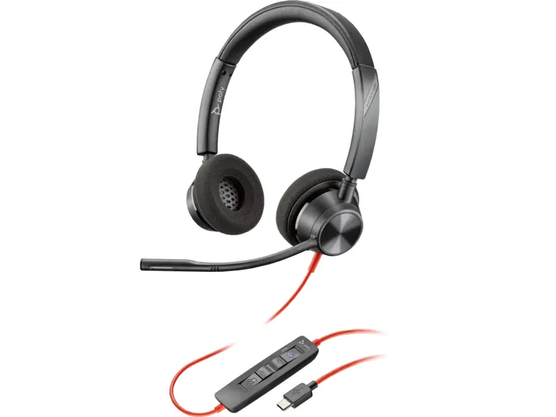 фото Навушники з мікрофоном Poly Blackwire 3320-M (76J19AA) 1