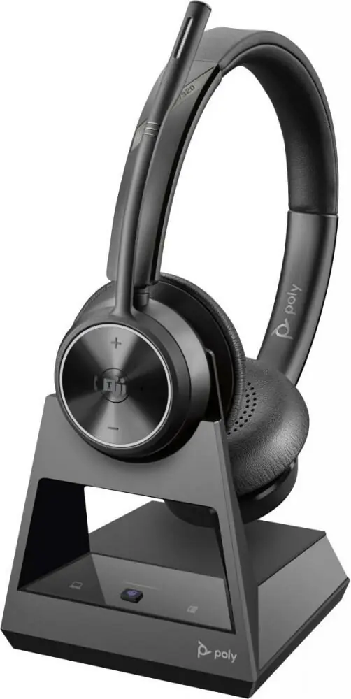 фото Наушники с микрофоном Poly Savi 7320 Black (8L553AA) 1