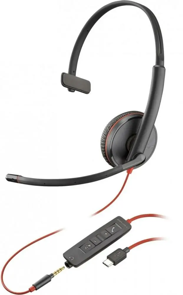 фото Специализированная гарнитура Poly Blackwire C3215 (80S05A6) 1