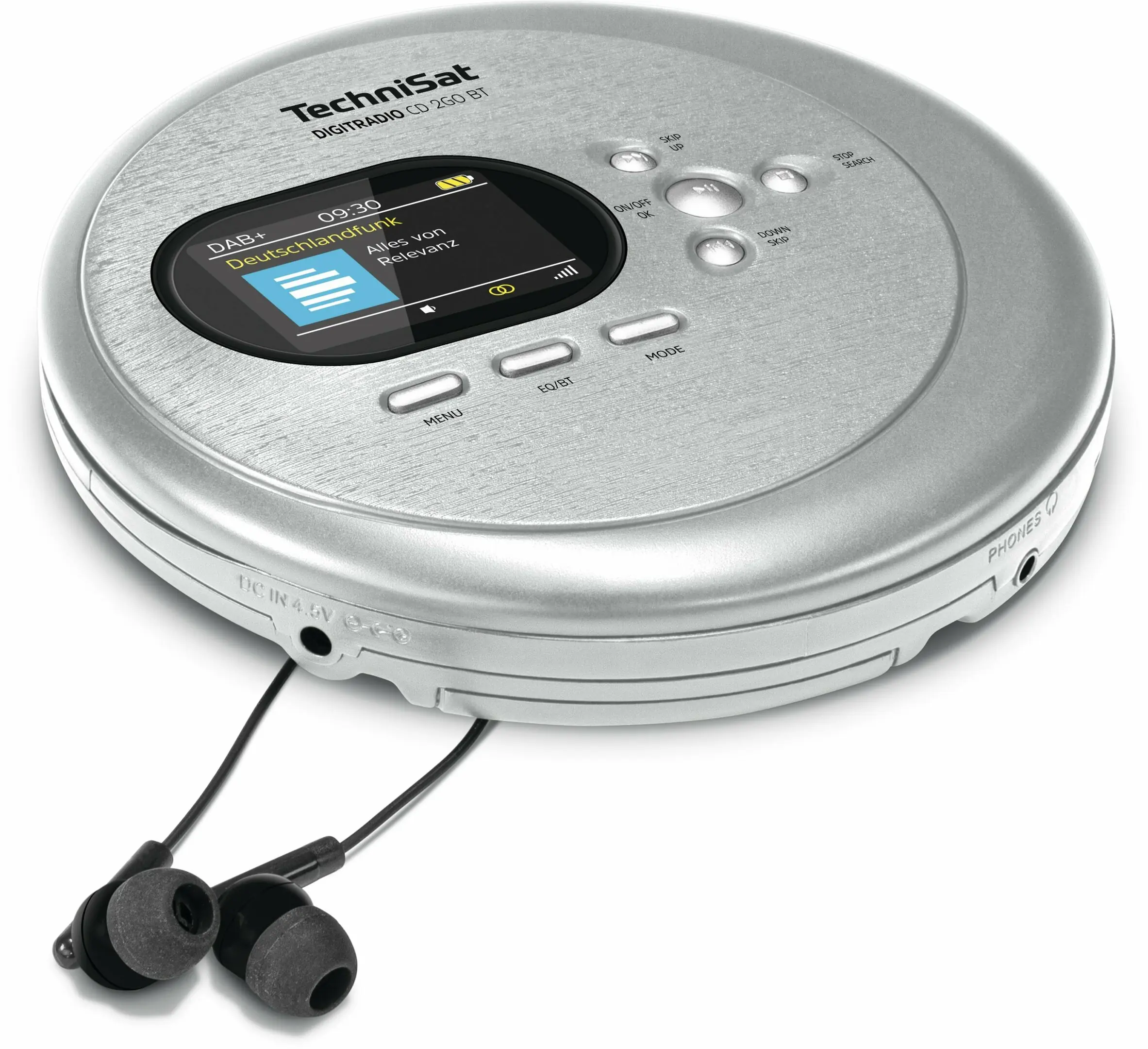 фото Радіоприймач TechniSat DigitRadio CD 2GO BT Silver