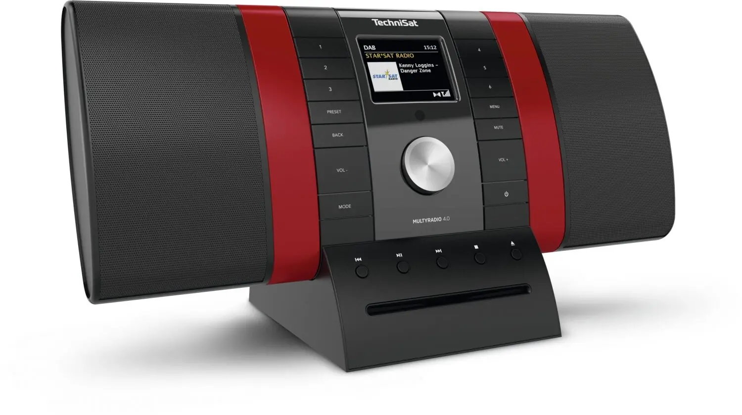 фото Радіоприймач TechniSat Multiradio 4.0 Black/Red