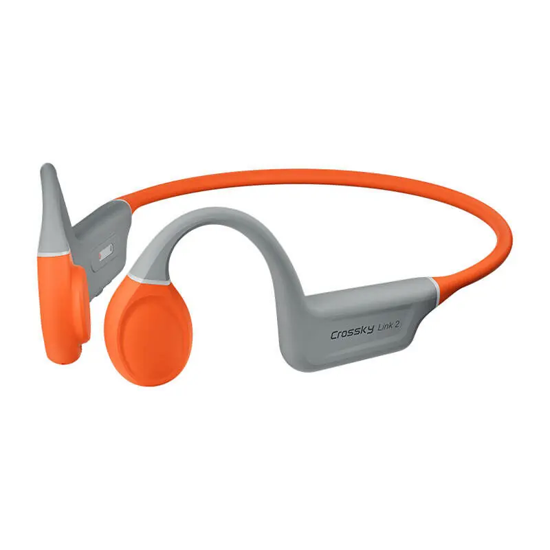 фото Навушники з мікрофоном QCY Crossky link2 Grey/Orange