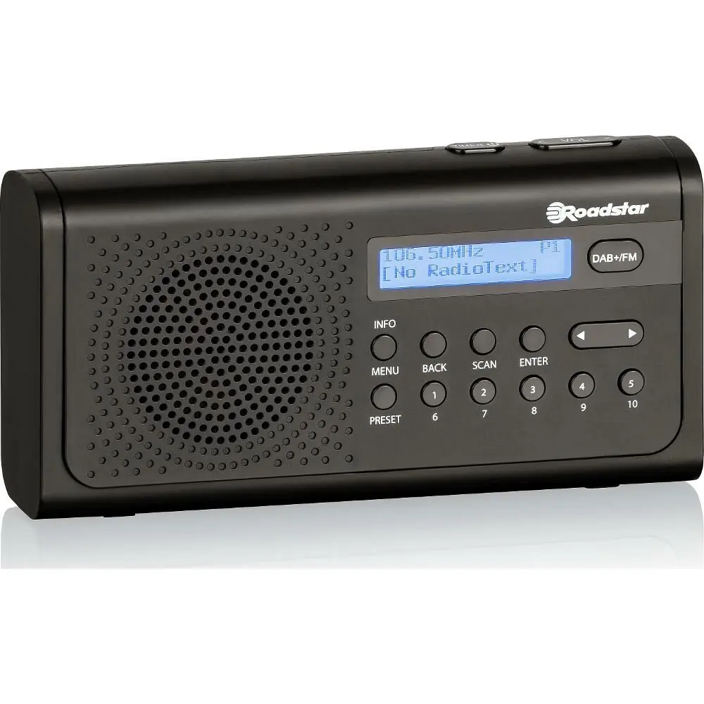 фото Радіоприймач Roadstar TRA-300D+/BK