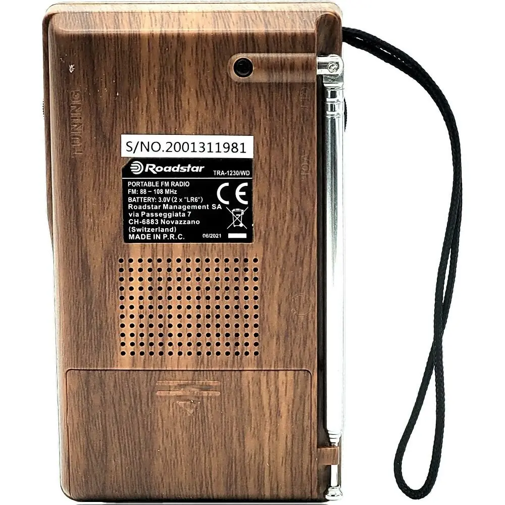 фото Радіоприймач Roadstar TRA-1230/WD