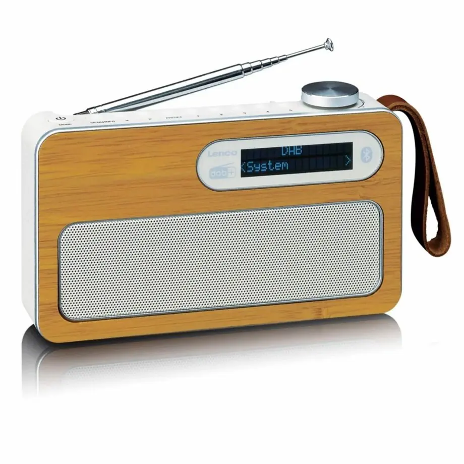 фото Радіоприймач Lenco PDR-040EF Bamboo