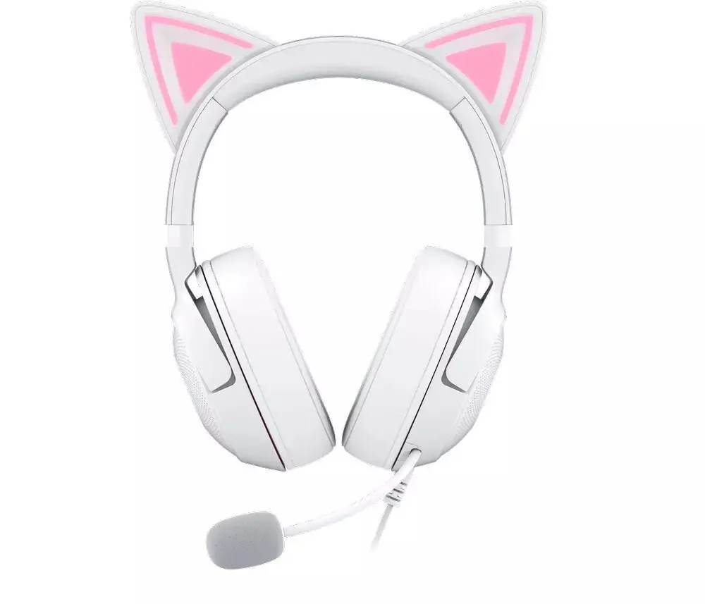 фото Навушники з мікрофоном Razer Kraken Kitty V2 White (RZ04-04730600-R3U1)