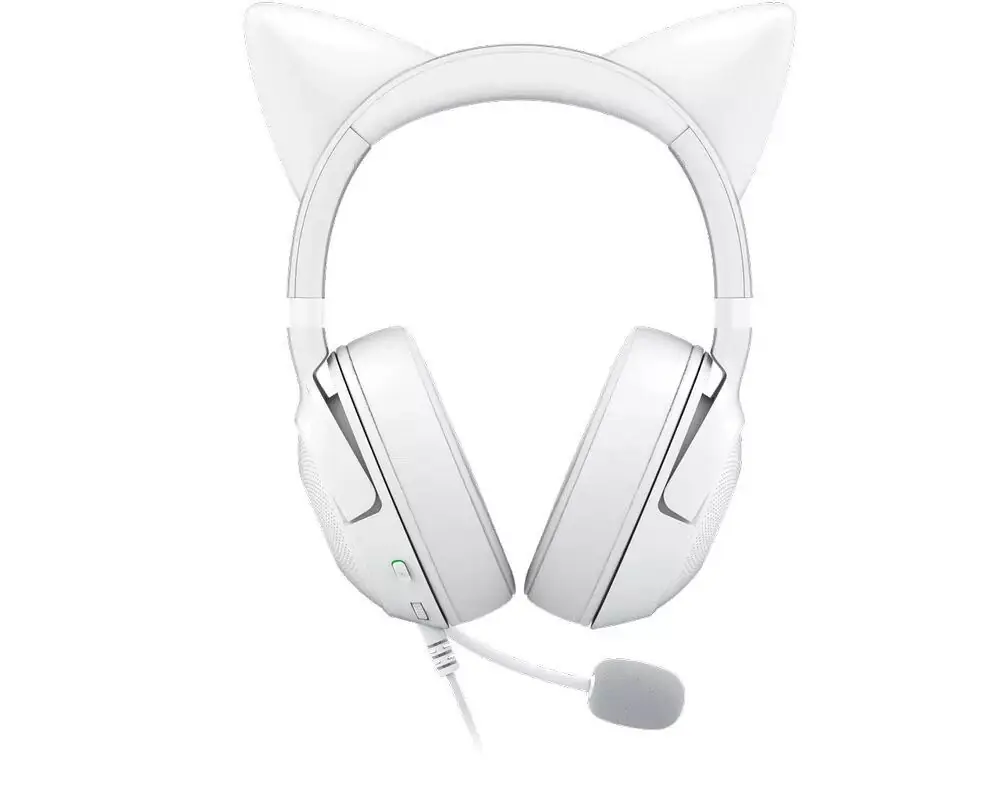фото Навушники з мікрофоном Razer Kraken Kitty V2 White (RZ04-04730600-R3U1)
