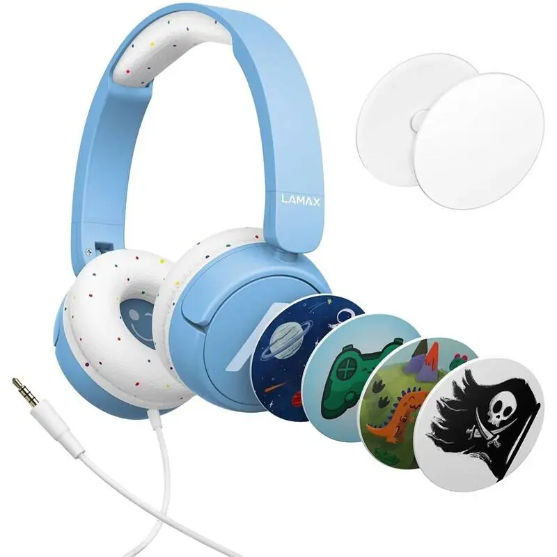 фото Наушники с микрофоном Lamax SoundKid1 Blue 1
