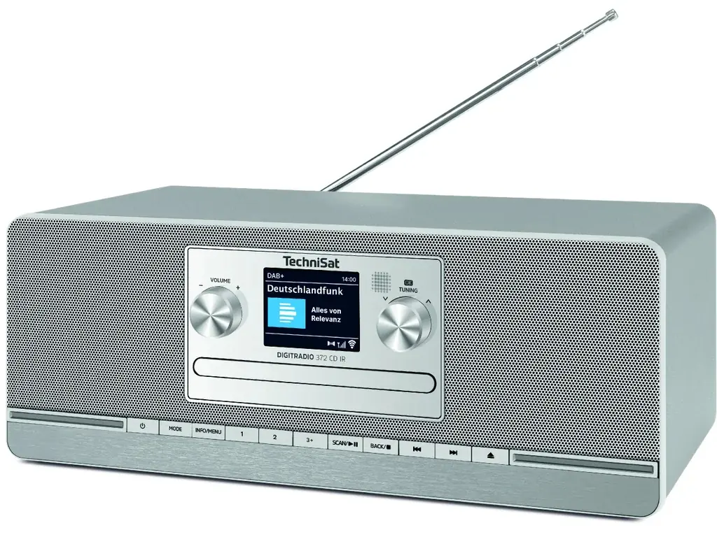 фото Радіоприймач TechniSat DigitRadio 372 CD IR Silver 3