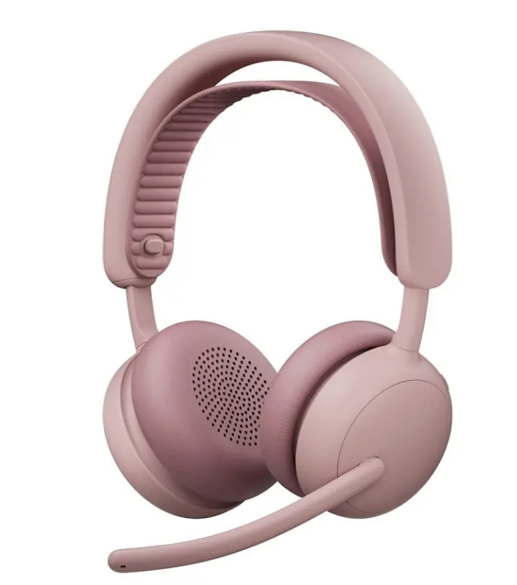 фото Навушники з мікрофоном Logitech Wireless 2 ES for Business Pink (981-001521) 1
