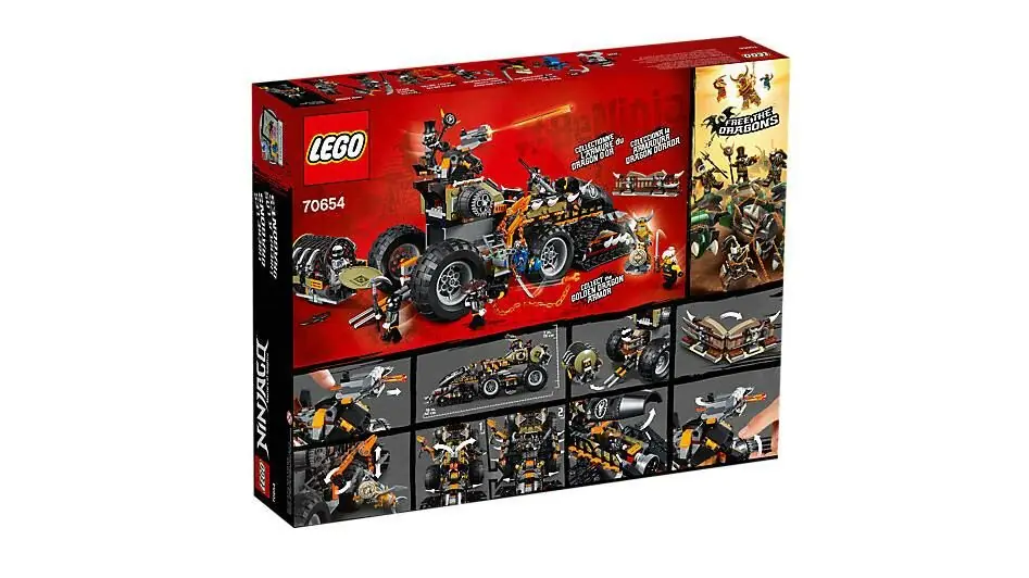 HOT Ninjago 70654 Lego Ninjago Season Dieselnaut LEGO