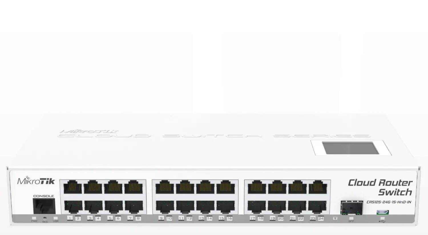 фото Комутатор керований Mikrotik CRS125-24G-1S-IN