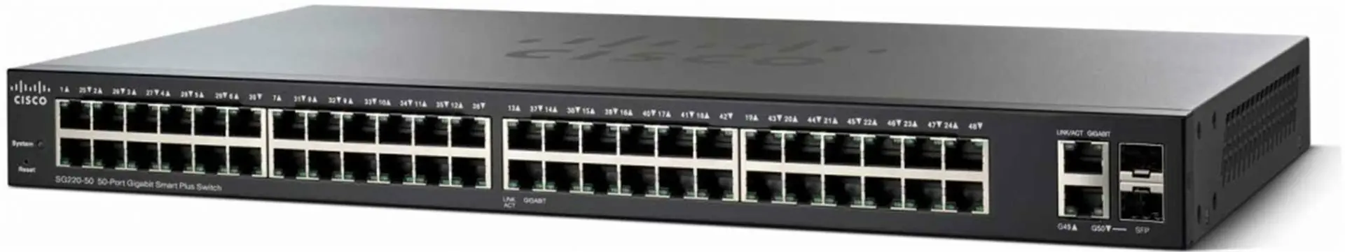 фото Комутатор керований Cisco SG220-50-K9