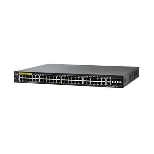 фото Комутатор керований 3 рівня Cisco SF350-48MP-K9-EU