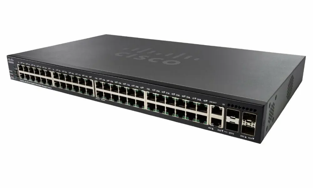 фото Комутатор керований рівня 3 Cisco SG350X-48P-K9-EU