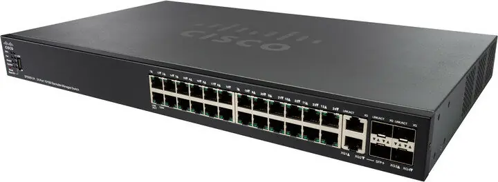 фото Комутатор керований 3 рівня Cisco SF550X-24-K9-EU