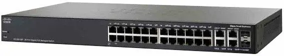 фото Комутатор керований 2 рівня Cisco Small Business SG350-28 (SG350-28-K9-EU)