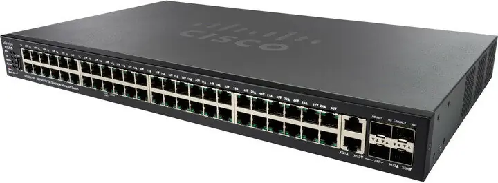 фото Комутатор керований 3 рівня Cisco SF550X-48MP-K9-EU