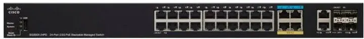 фото Комутатор керований 3 рівня Cisco SG350X-24PD-K9