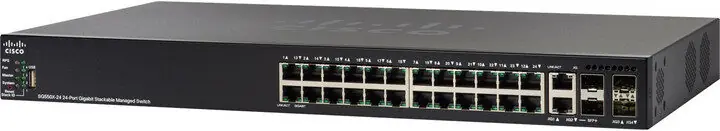 фото Комутатор керований 3 рівня Cisco SF550X-24MP-K9-EU