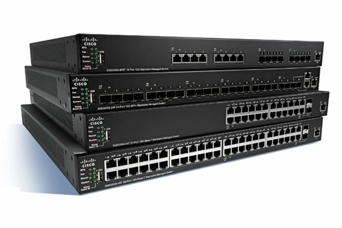 фото Комутатор керований 3 рівня Cisco SG350X-24P-K9