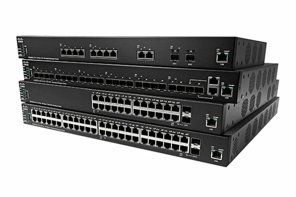 фото Комутатор керований 3 рівня Cisco SX350X-08-K9