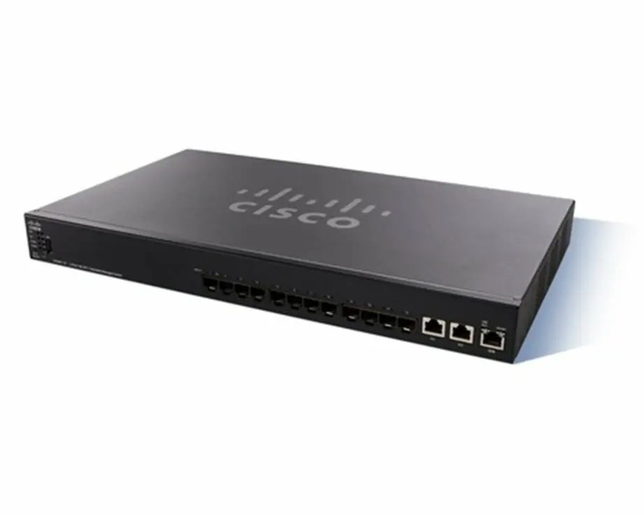 фото Комутатор керований 3 рівня Cisco SX550X-12F-K9