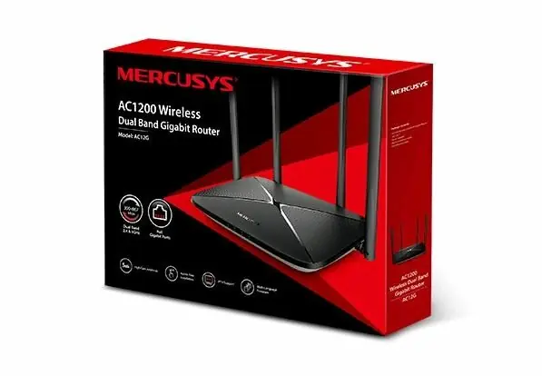 фото Бездротовий маршрутизатор (роутер) Mercusys AC12 V2