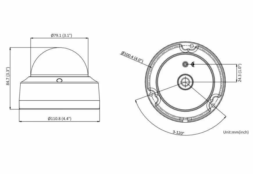 фото IP-камера відеоспостереження Hikvision DS-2CD2143G2-IS (2.8 мм)